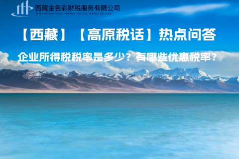 西藏企業(yè)所得稅稅率是多少？有哪些優(yōu)惠稅率？